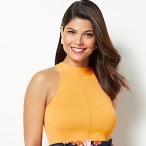 Eva Mendes Collection Ashlyn Halter Sweater NWT